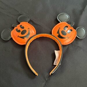 Disney Pumpkin Mickey Ears Headband